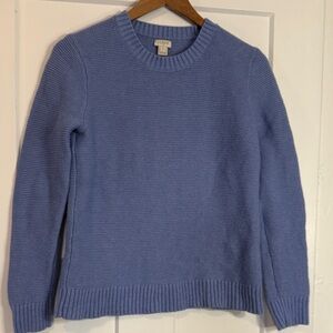 J. Crew Soft Blue Crew Neck Sweater